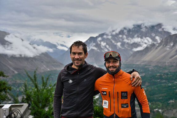 Lukas Wörle und Aleš Česen im Shimshal-Tal | © Vincent Wörle Lukas Wörle und Aleš Česen im Shimshal-Tal | © Vincent Wörle